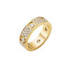 LOVE 5.5mm Full-Pavé 6-Diamond Ring