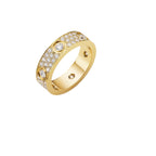 LOVE 5.5mm Full-Pavé 6-Diamond Ring