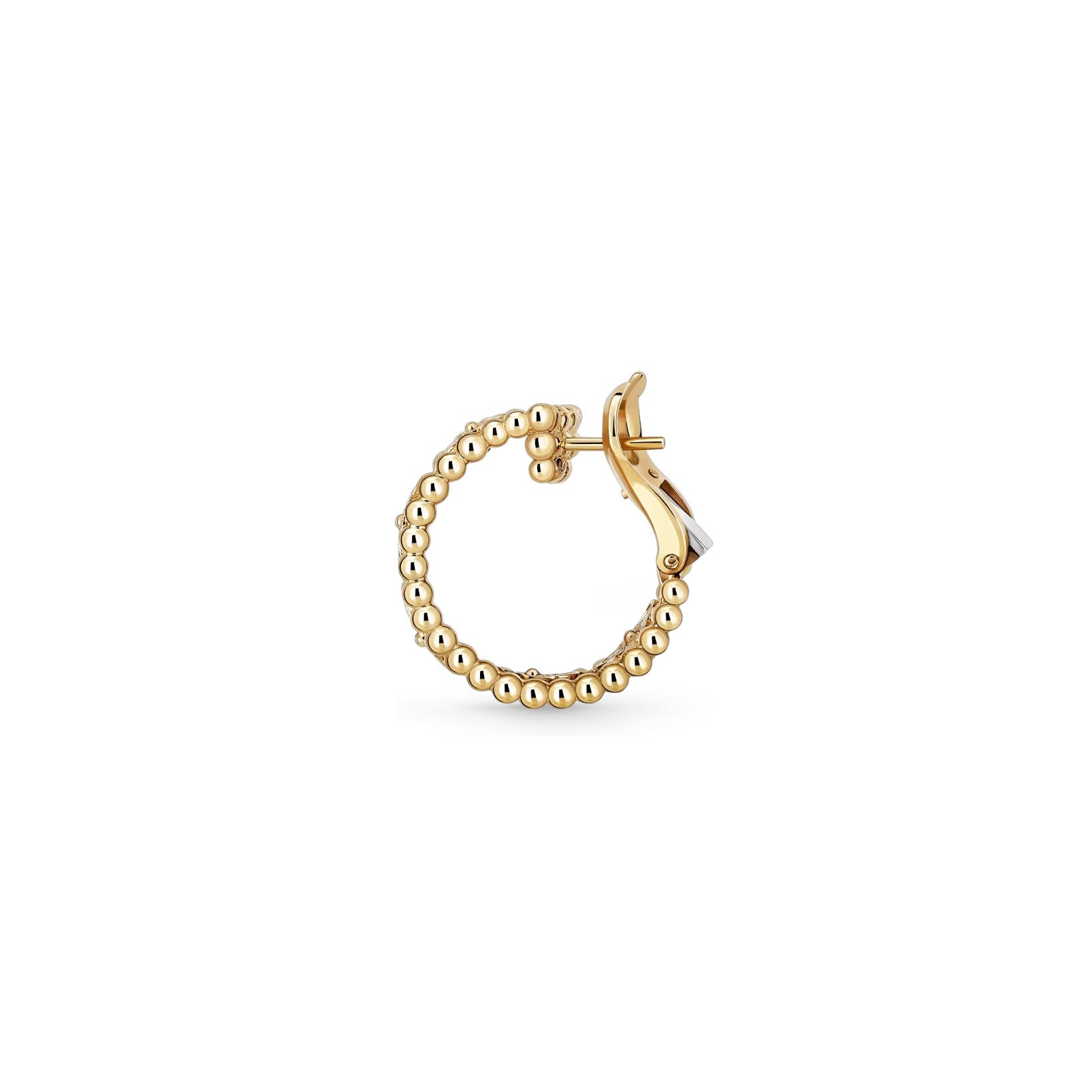 Kaleidoscope Clover Hoop Earrings - Luxury Patterned Huggie Hoops