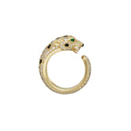 Panthère de Cartier Ring, mittelgroßes Modell, halbpavé