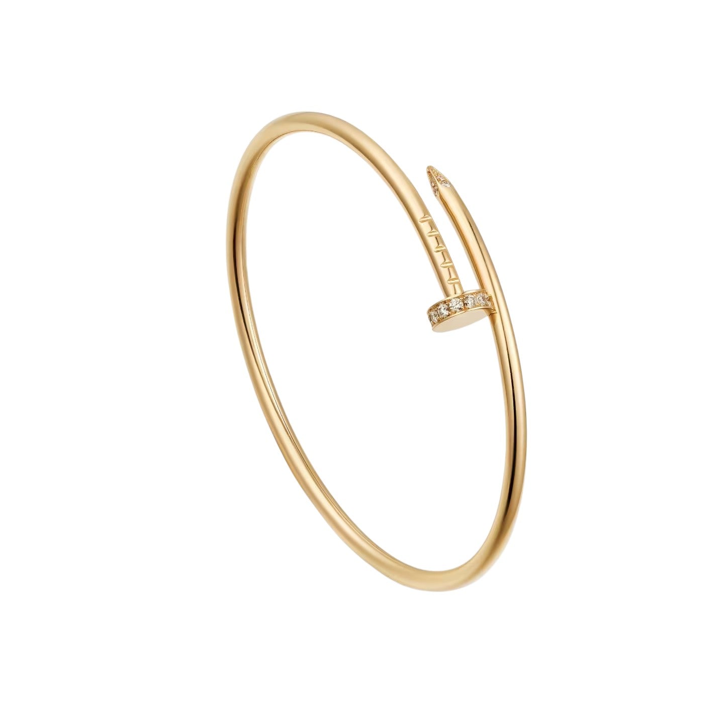 Juste un Clou 2.5mm Small Model Diamond Bangle - Breakthrough Star Energy Talisman