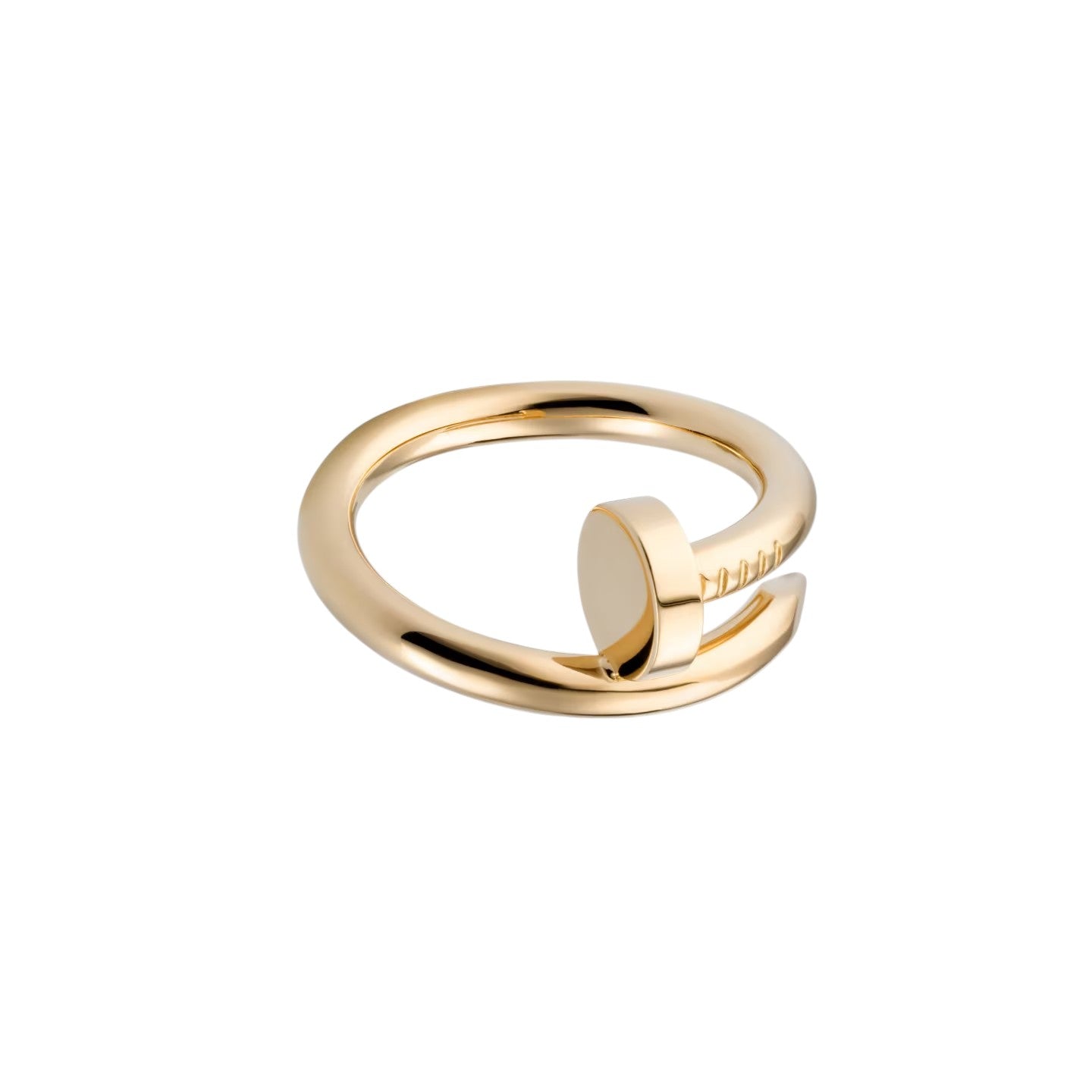 Clou Ring – 2,6 mm schlankes Band – ikonisches, nagelinspiriertes Design – modern, avantgardistisch, minimalistisch