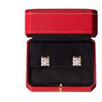 C de Diamond Stud Earrings