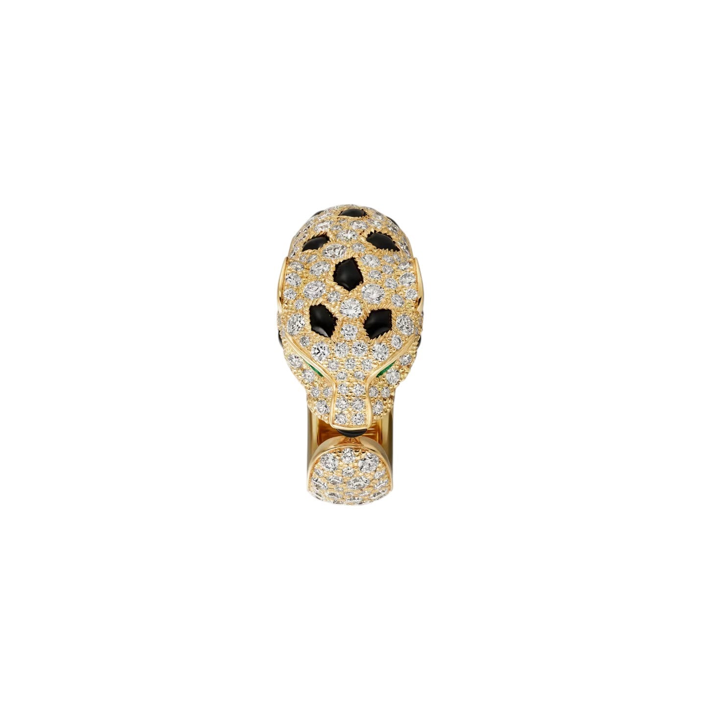 Panthère de Diamond Ring – mittleres Modell – Halb-Pavé-Glanz – Ikonisches Panthermotiv