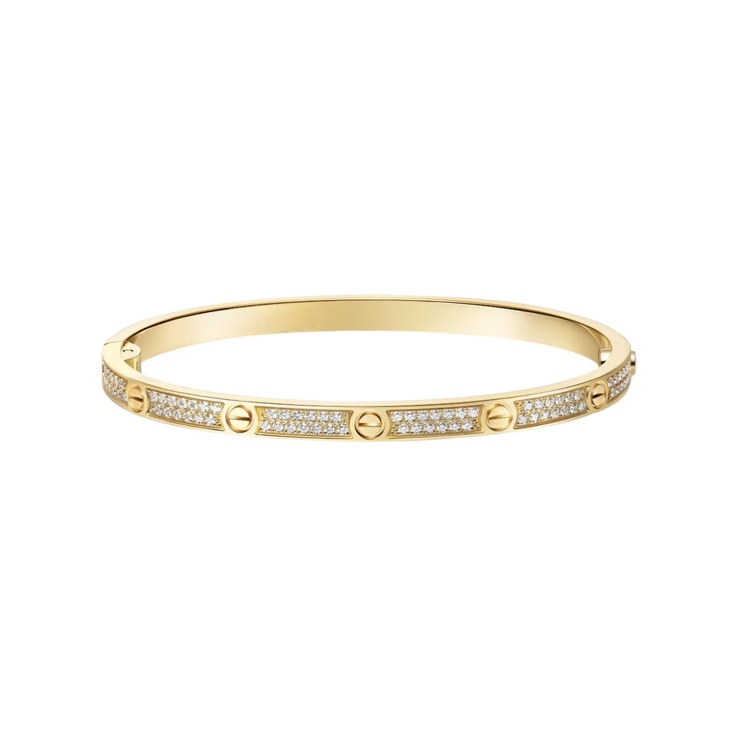 Classic 3.65mm Love Full Pave Bangle