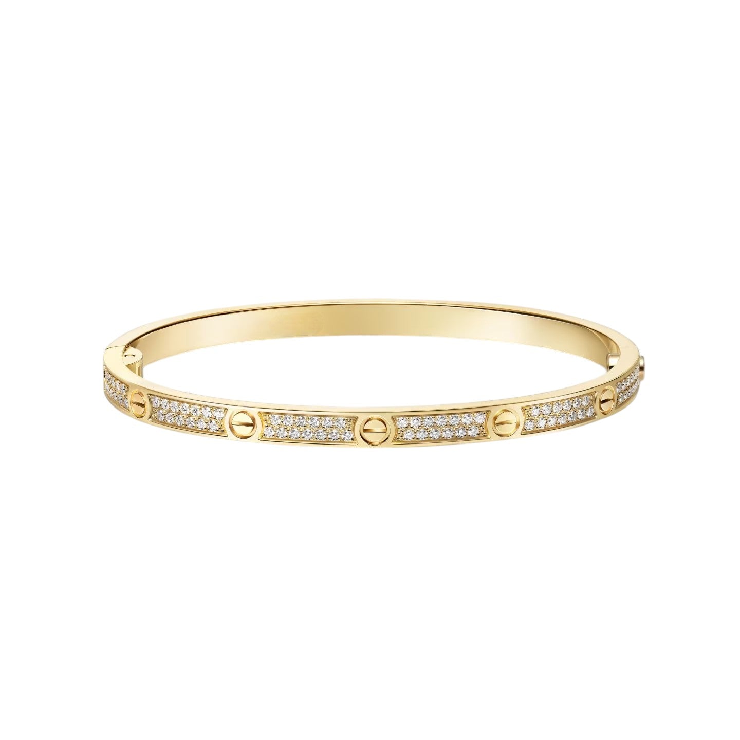 Classic 3.65mm Love Full Pave Bangle