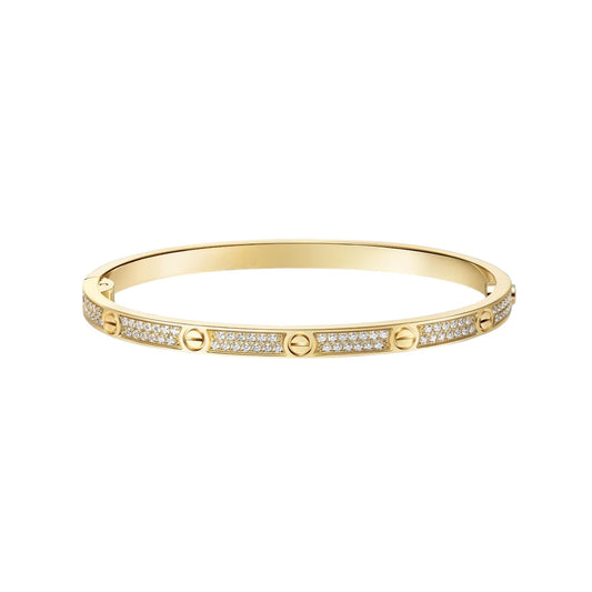 Classic 3.65mm Love Full Pave Bangle