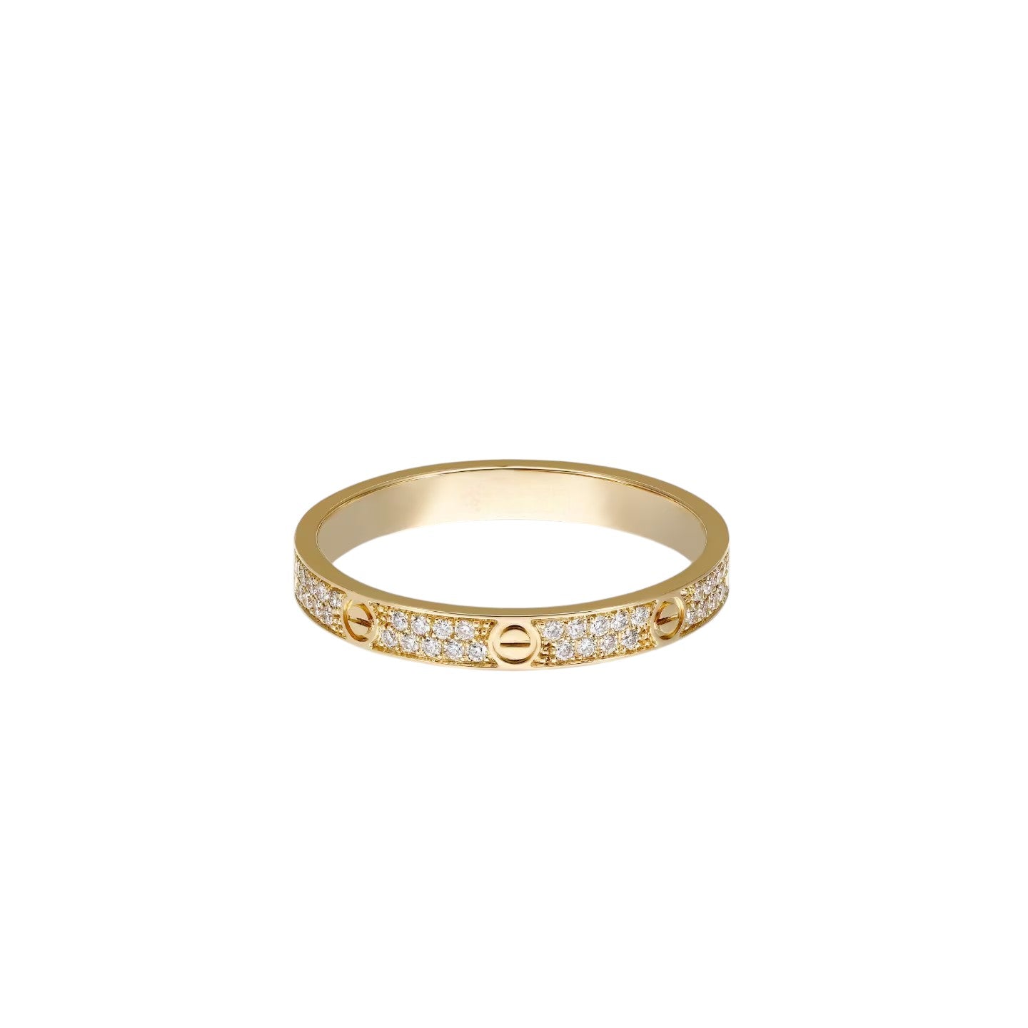 LOVE 2.6mm Pavé Diamond Ring