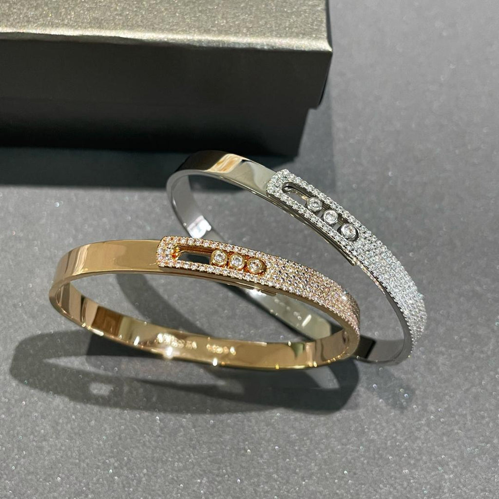 Move Noa Pavé Diamond Bangle Bracelet