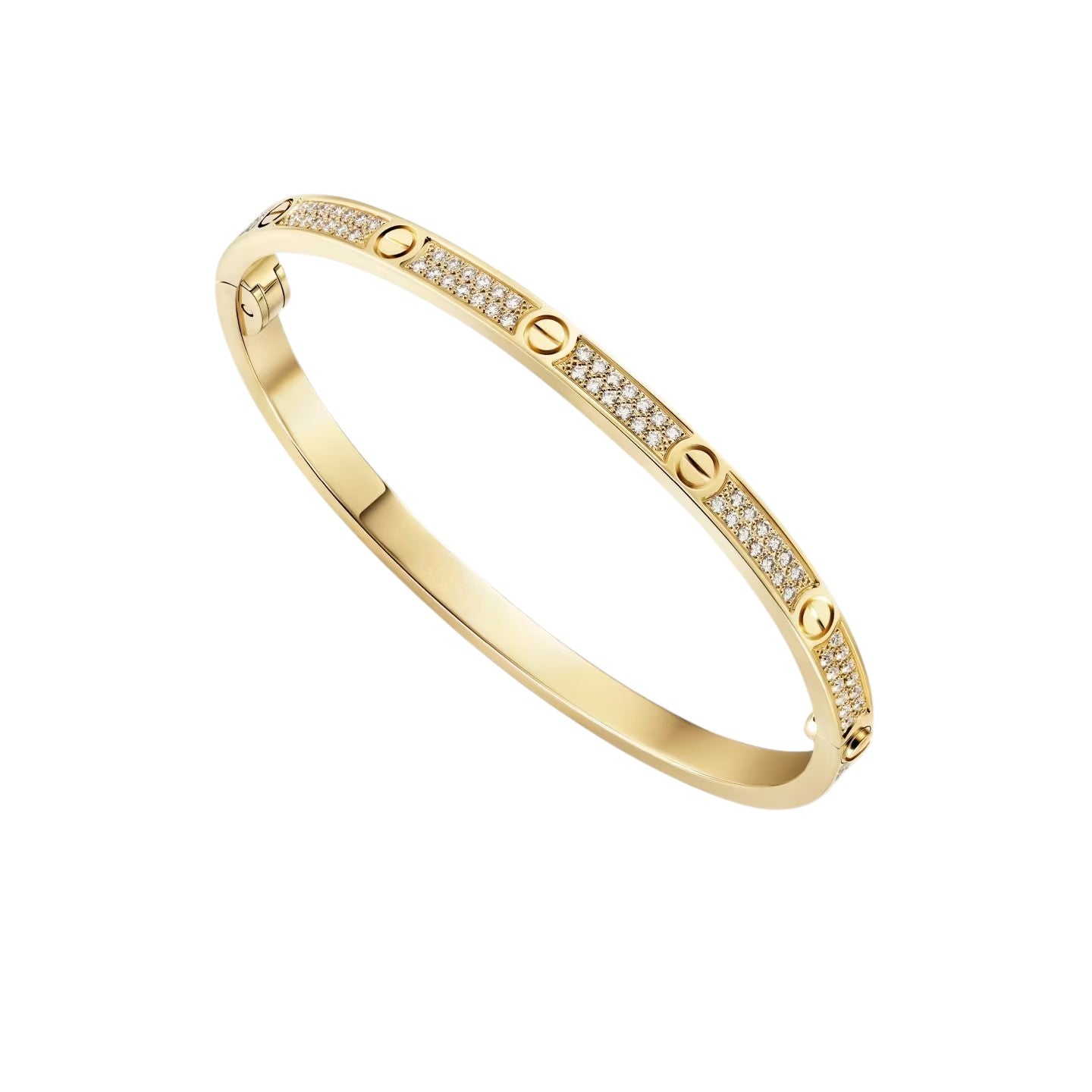 Classic 3.65mm Love Full Pave Bangle