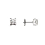 C de Diamond Stud Earrings