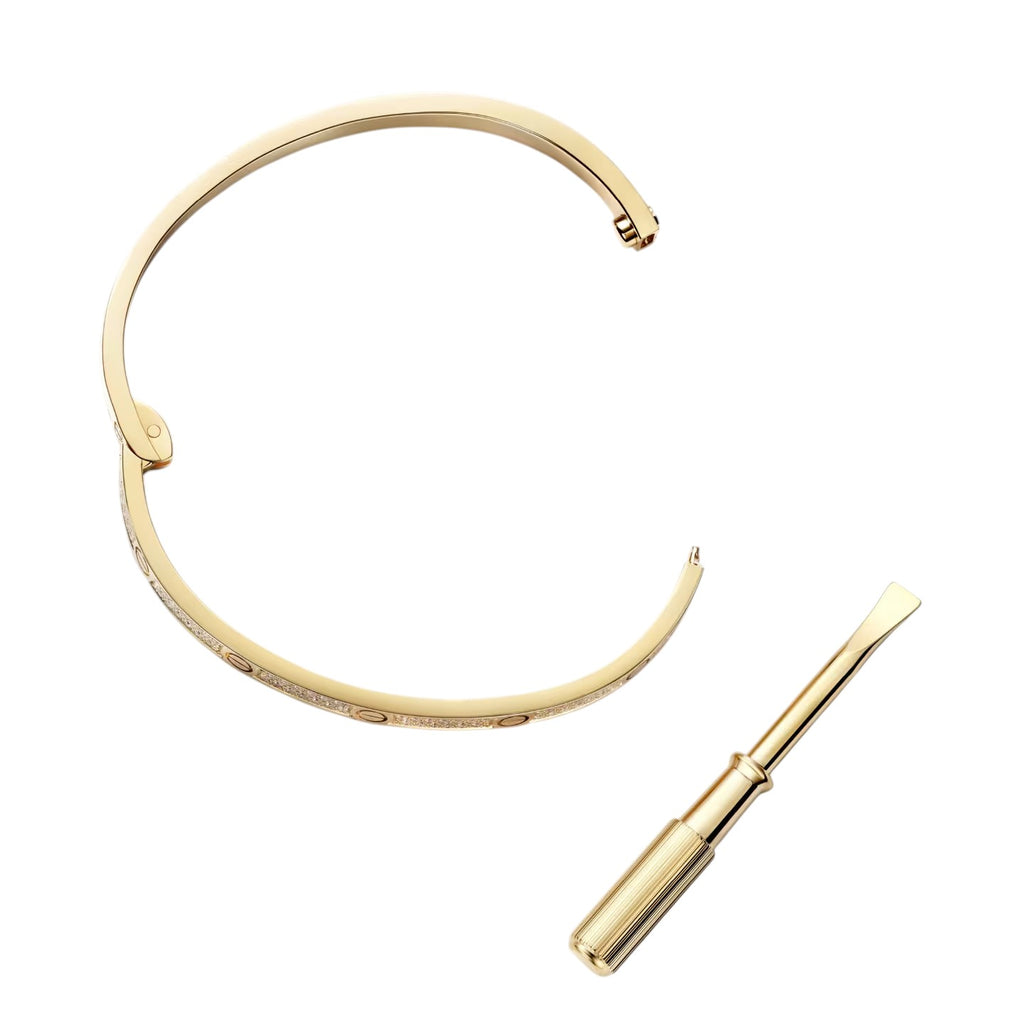 Classic 3.65mm Love Full Pave Bangle