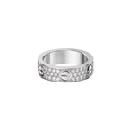 LOVE Ring, 5,5 mm, mit vollem Diamant-Pavé