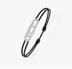 Care(s) Pavé Cord Armband – Wohltätiges, symbolisches Design – Verstellbares, stilvolles Accessoire