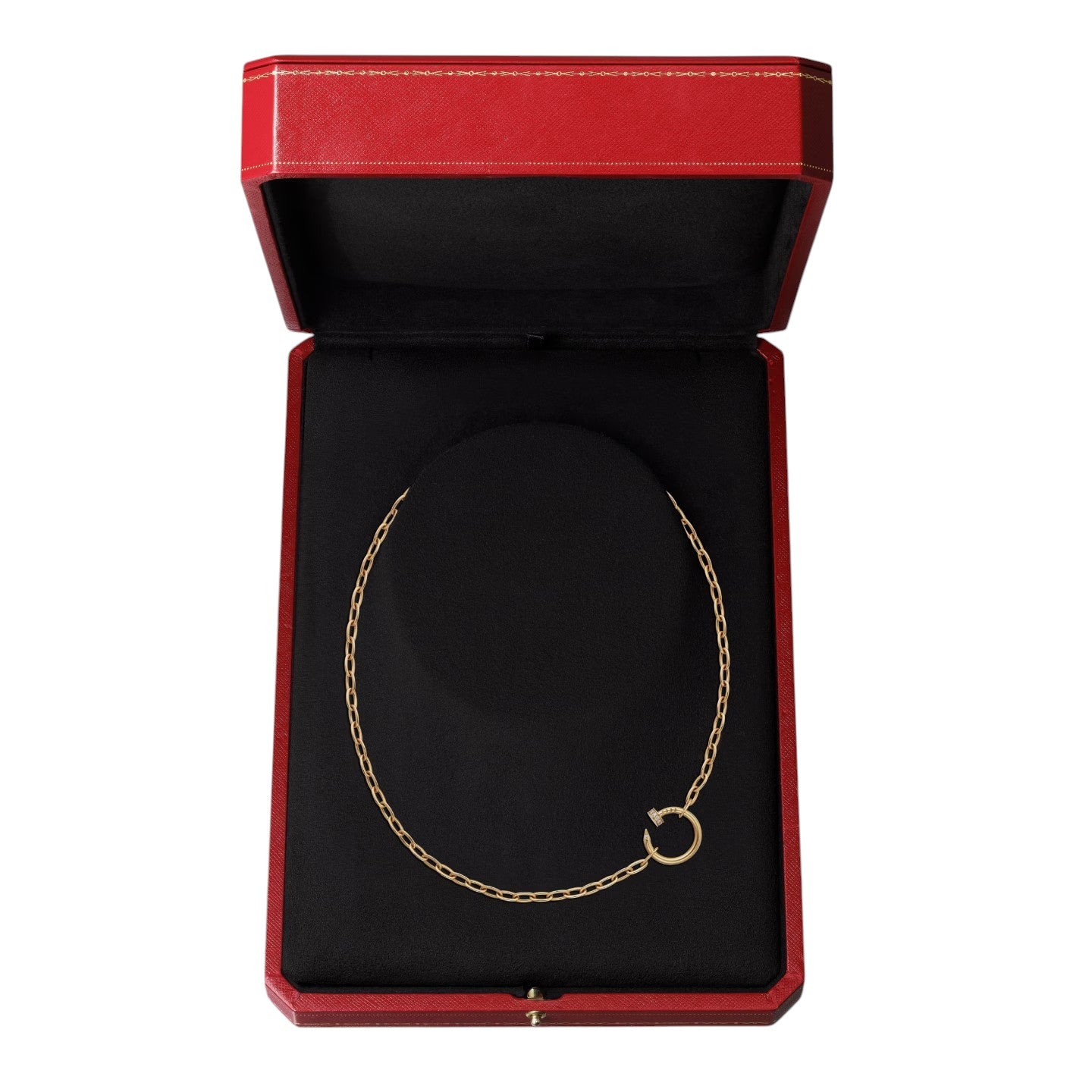 Clou Diamond Nail Pendant Necklace