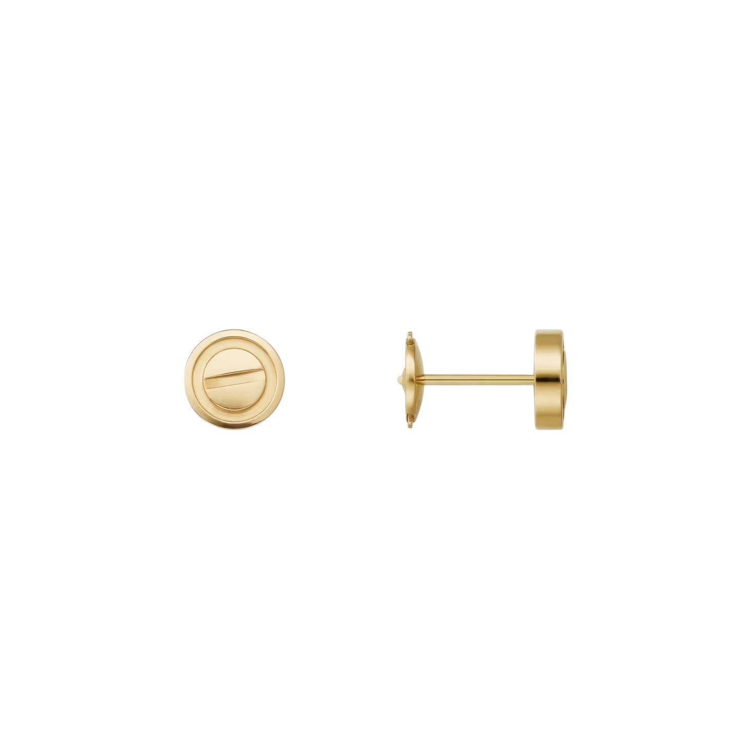 LOVE Hoop Earrings - 7.2mm Iconic Design - Timeless Minimalist Elegance