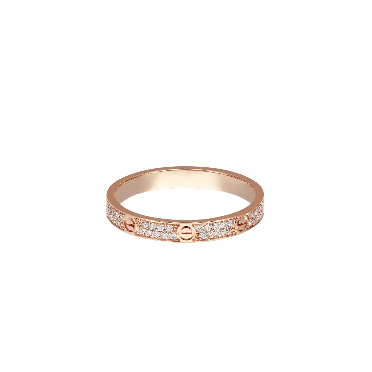 LOVE 2.6mm Pavé Diamond Ring