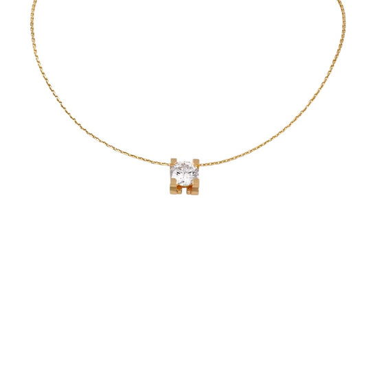 C de Pendant Diamond Necklace