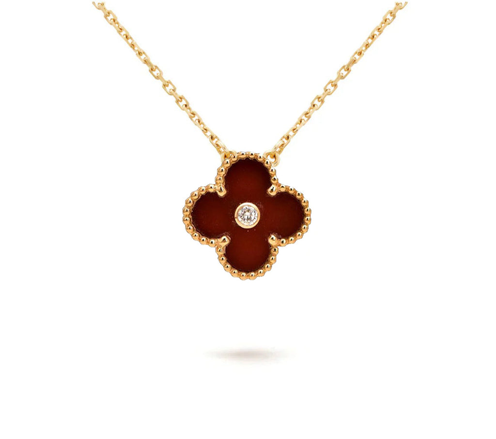 Limitierte Weihnachtsklee-Blumenkette – 15 mm Jahres-Sammelanhänger