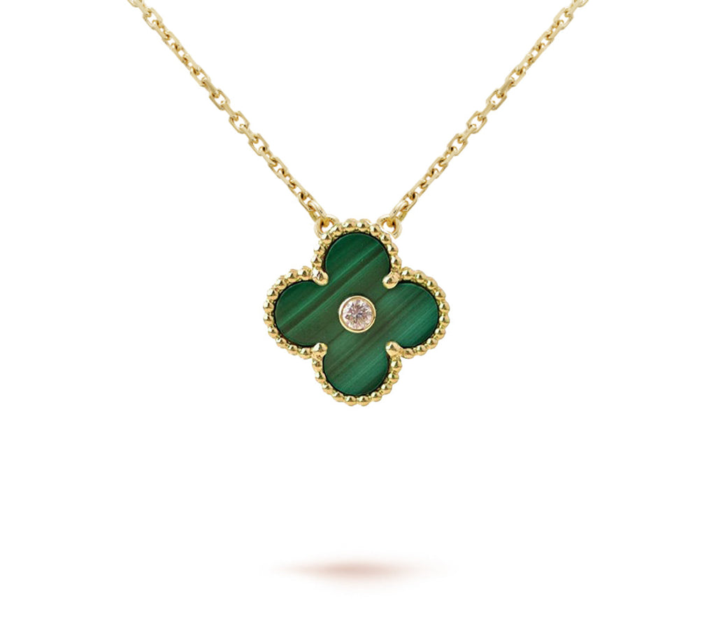 Limitierte Weihnachtsklee-Blumenkette – 15 mm Jahres-Sammelanhänger