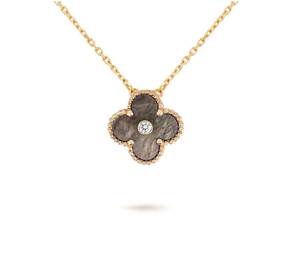Limited Edition Christmas Clover Flower Necklace - 15mm Annual Collectible Pendant