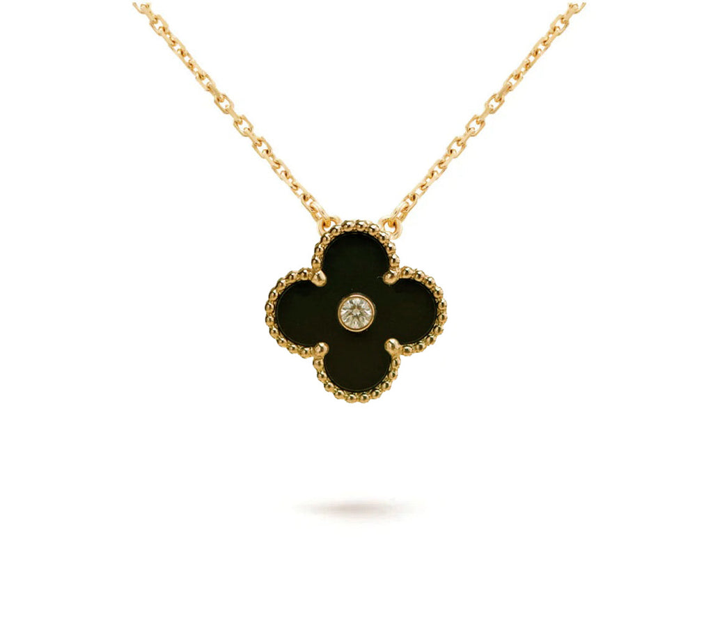 Limitierte Weihnachtsklee-Blumenkette – 15 mm Jahres-Sammelanhänger