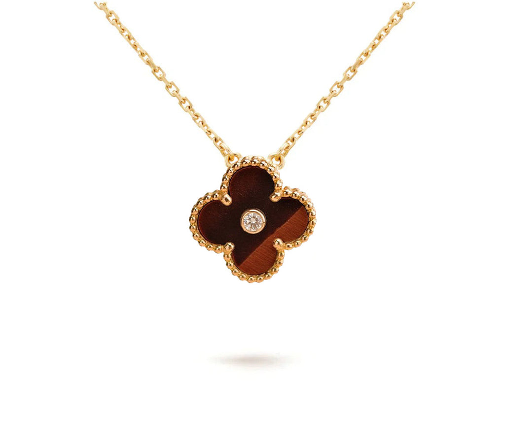 Limitierte Weihnachtsklee-Blumenkette – 15 mm Jahres-Sammelanhänger