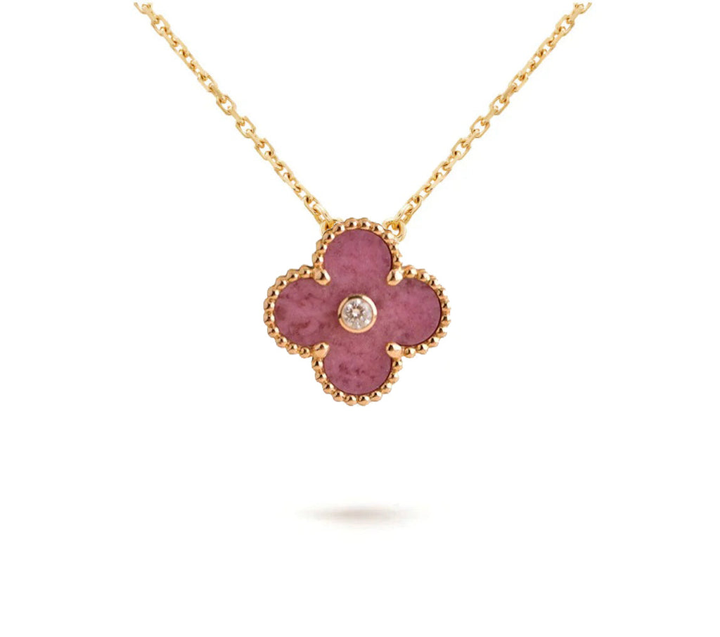 Limitierte Weihnachtsklee-Blumenkette – 15 mm Jahres-Sammelanhänger