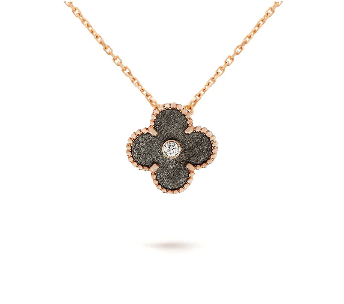 Limited Edition Christmas Clover Flower Necklace - 15mm Annual Collectible Pendant