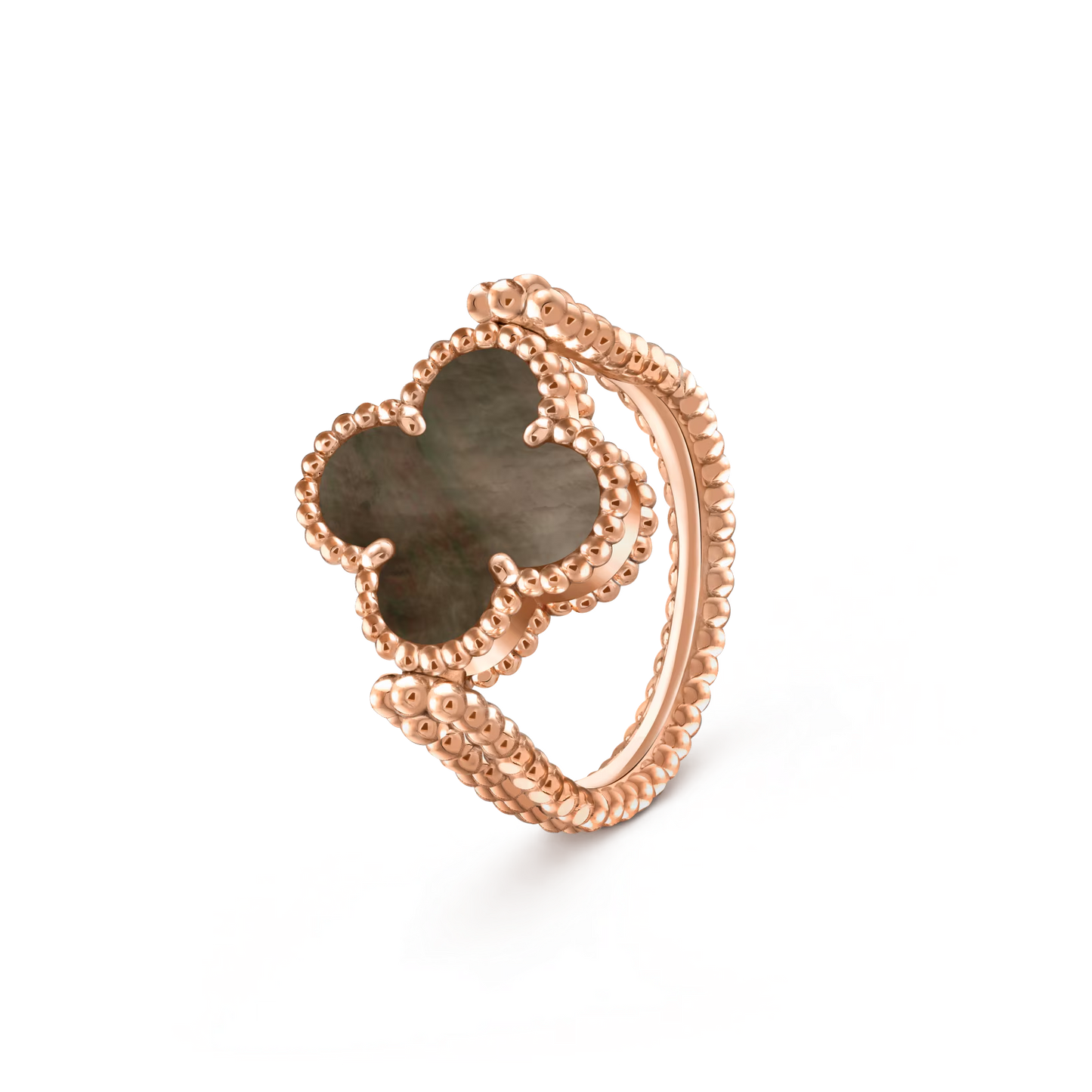 Lucky Clover Rose Gold Reversible Ring