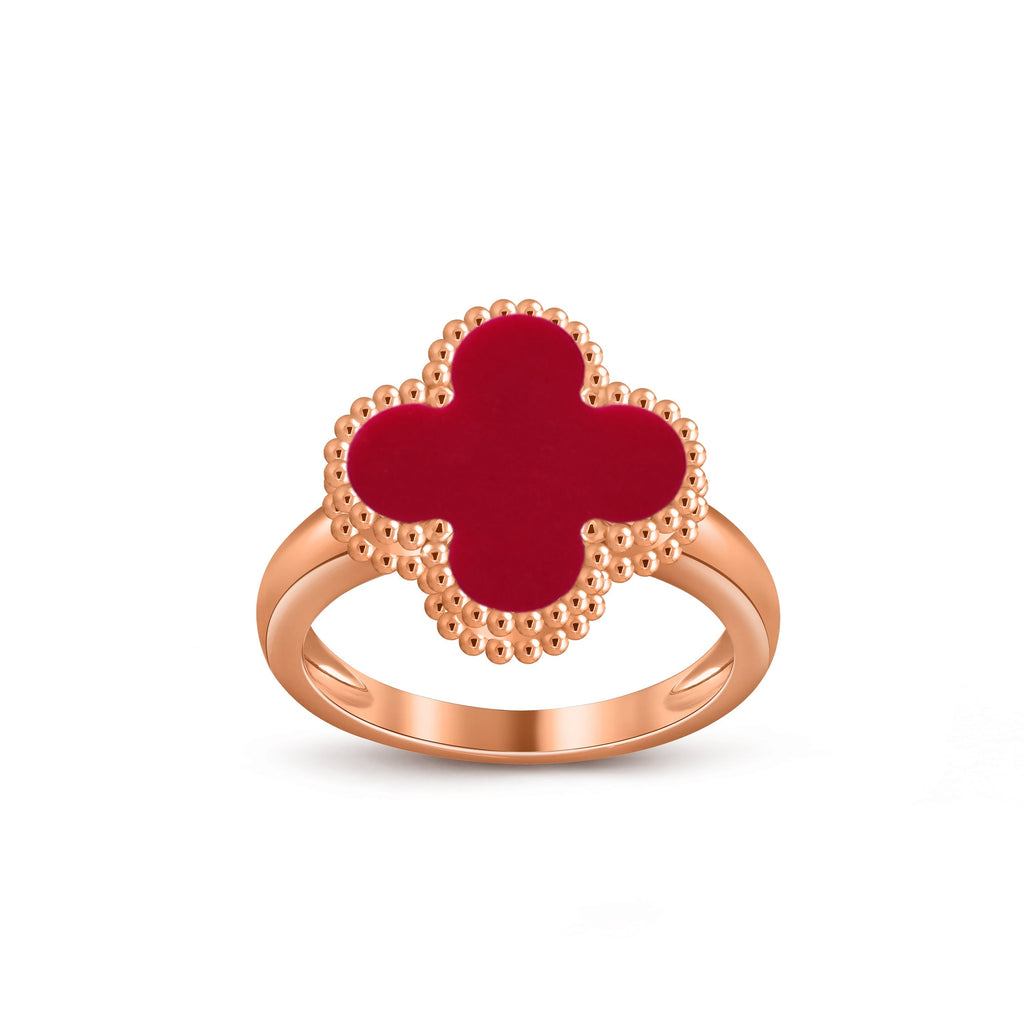 Lucky Clover Vintage Roségoldring-Kollektion