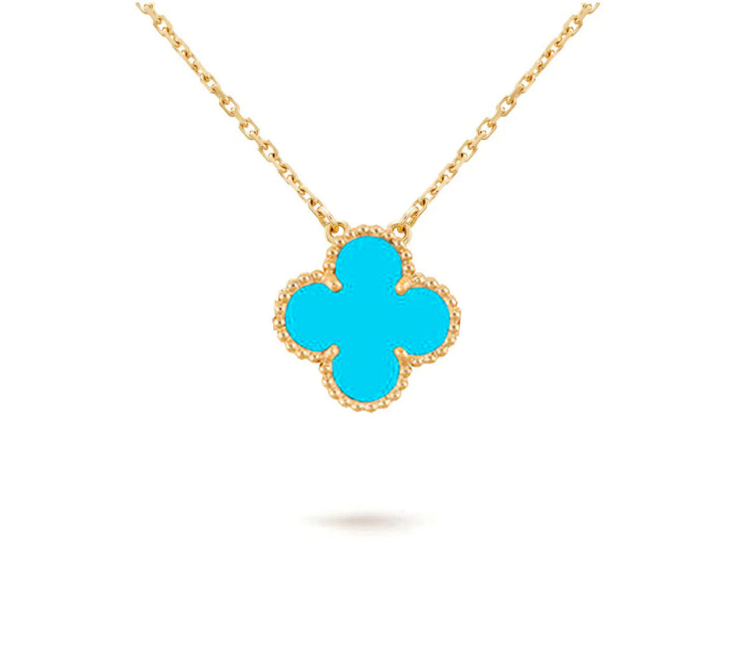 15mm Clover Flower Pendant Necklace Collection