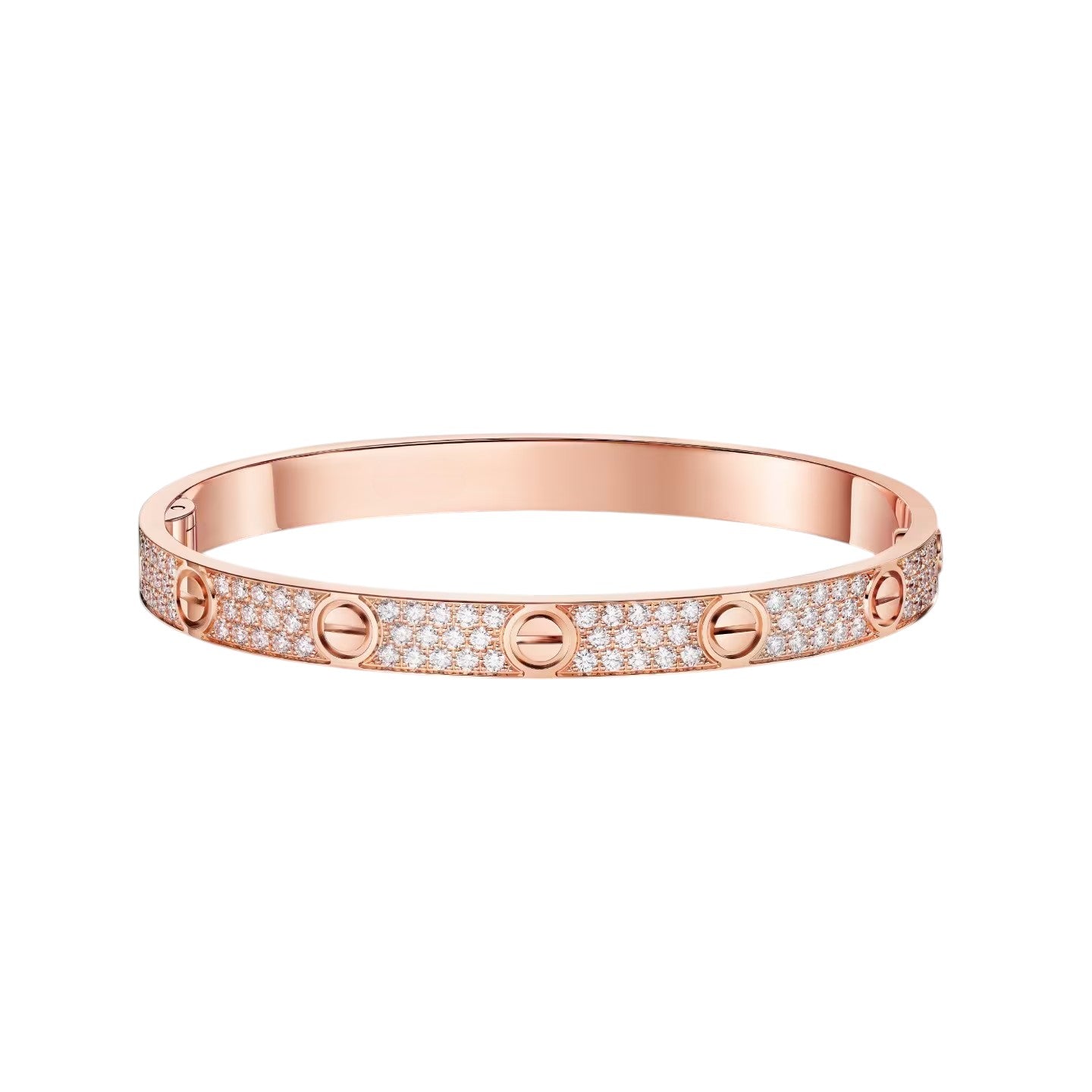 Classic 6.1mm Love Bangle - Full Pavé Energy Matrix
