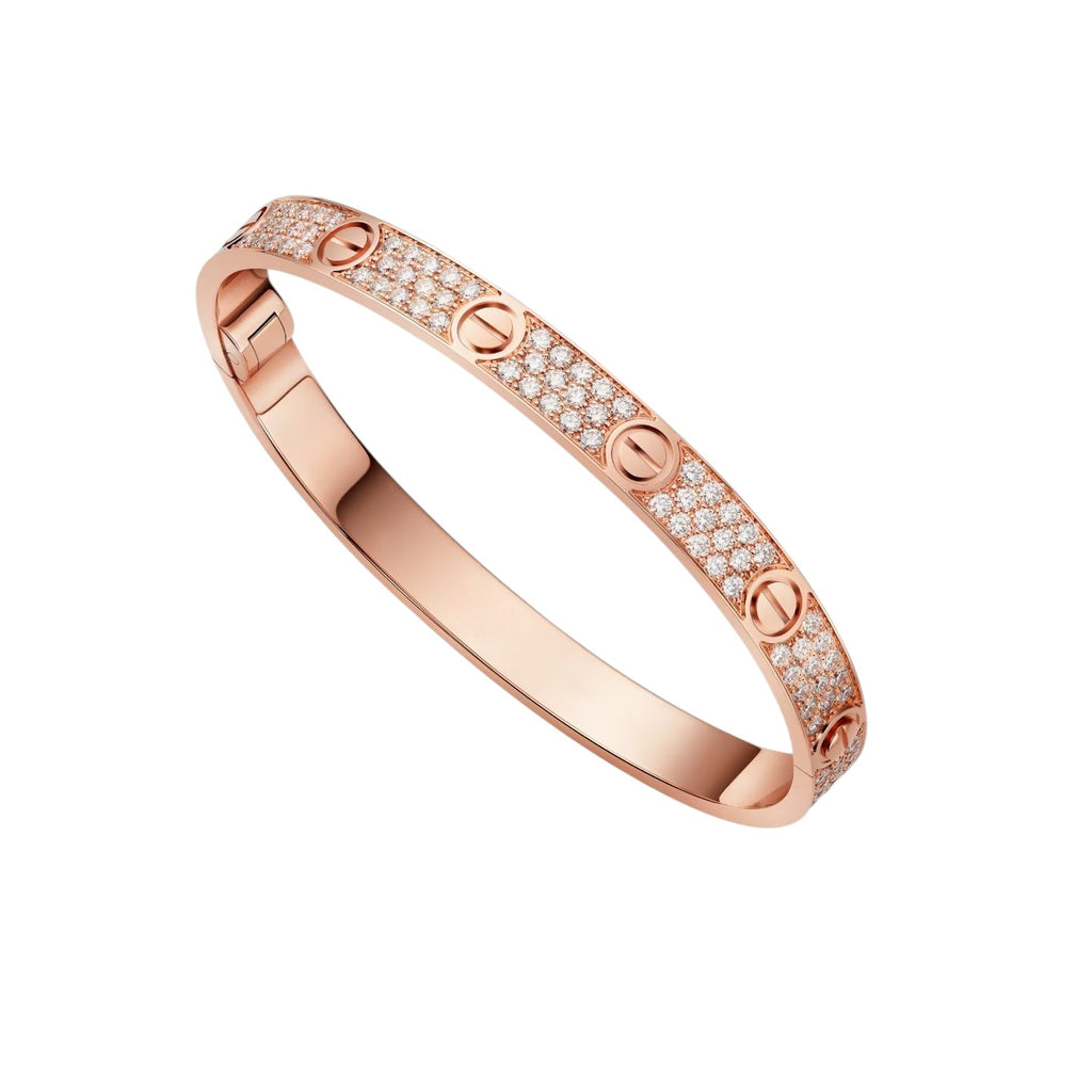 Classic 6.1mm Love Bangle - Full Pavé