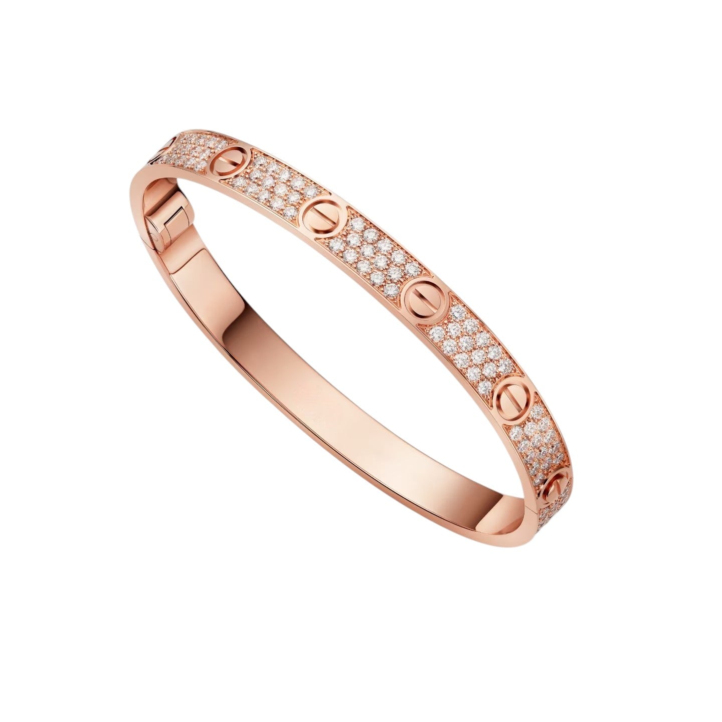 Classic 6.1mm Love Bangle - Full Pavé Energy Matrix
