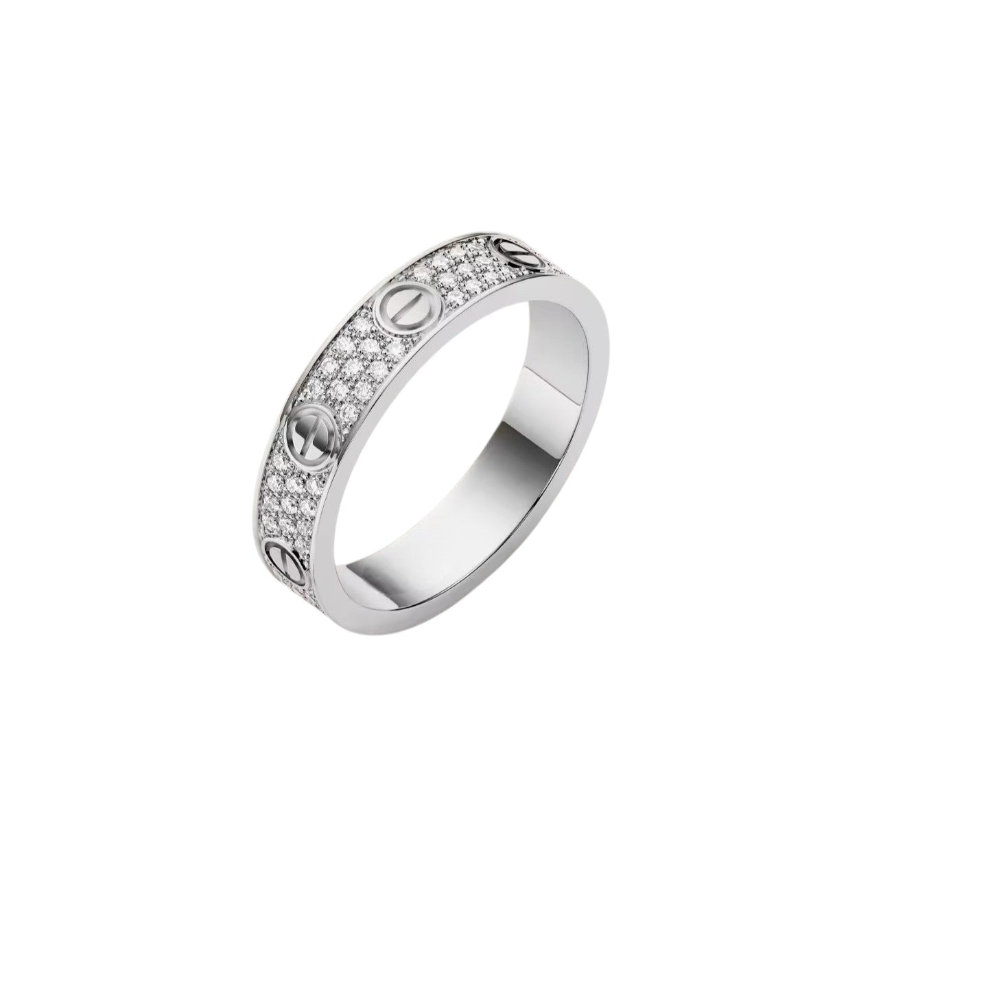 LOVE 4mm Pavé Diamantring