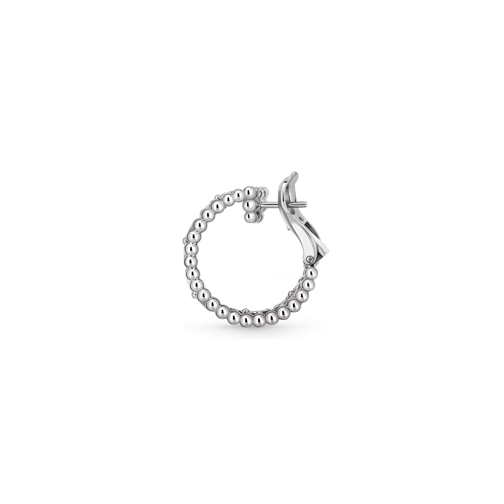 Kaleidoscope Clover Hoop Earrings - Luxury Patterned Huggie Hoops