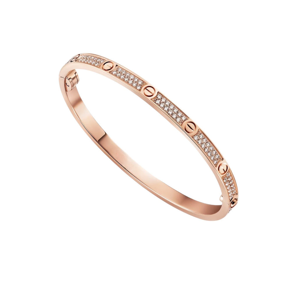 Classic 3.65mm Love Full Pave Bangle