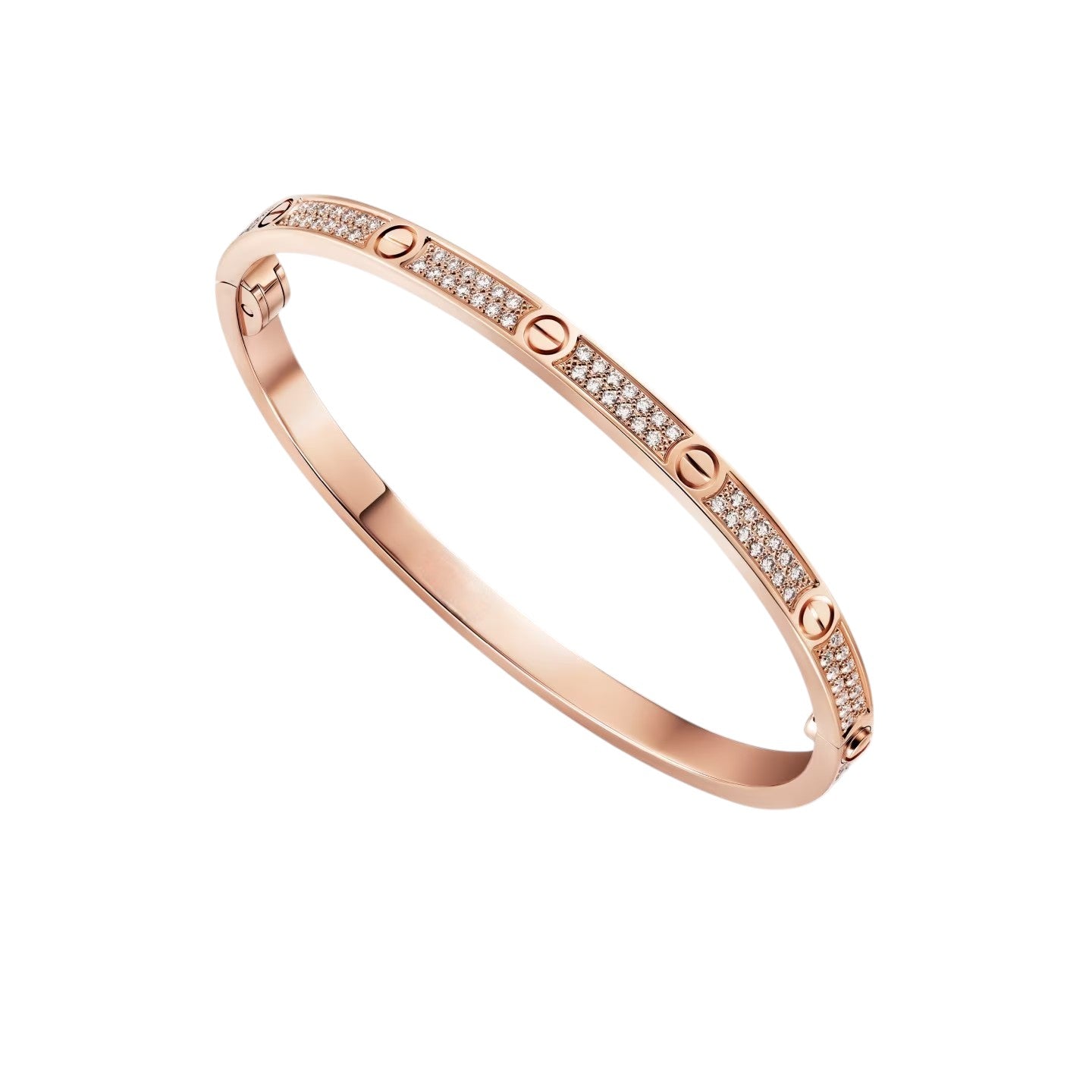 Classic 3.65mm Love Full Pave Bangle