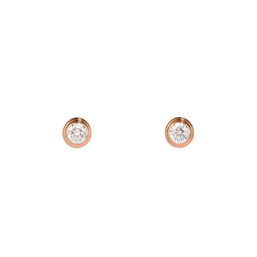 d'Amour 5mm ダイヤモンド スタッドイヤリング