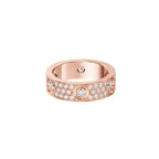 LOVE 5.5mm Full-Pavé 6-Diamond Ring