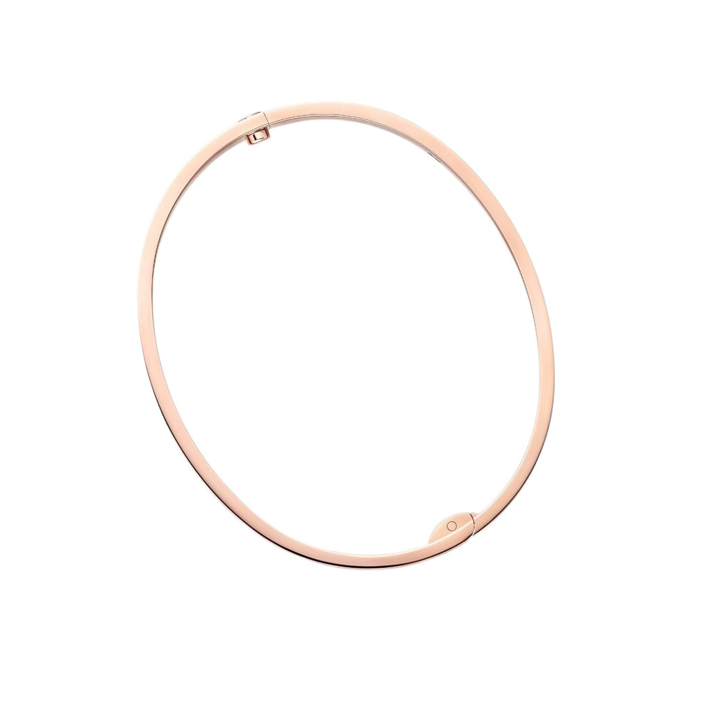 Classic 6.1mm Love Single-Screw Closure Bangle - 4-Diamond