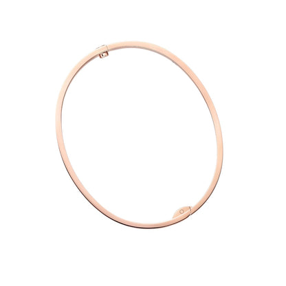 Klassischer 6,1 mm Love Armreif mit Einzelschraubenverschluss – 4 Diamanten