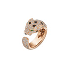 Panthère de Cartier Ring, mittelgroßes Modell, halbpavé