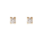 C de Diamond Stud Earrings