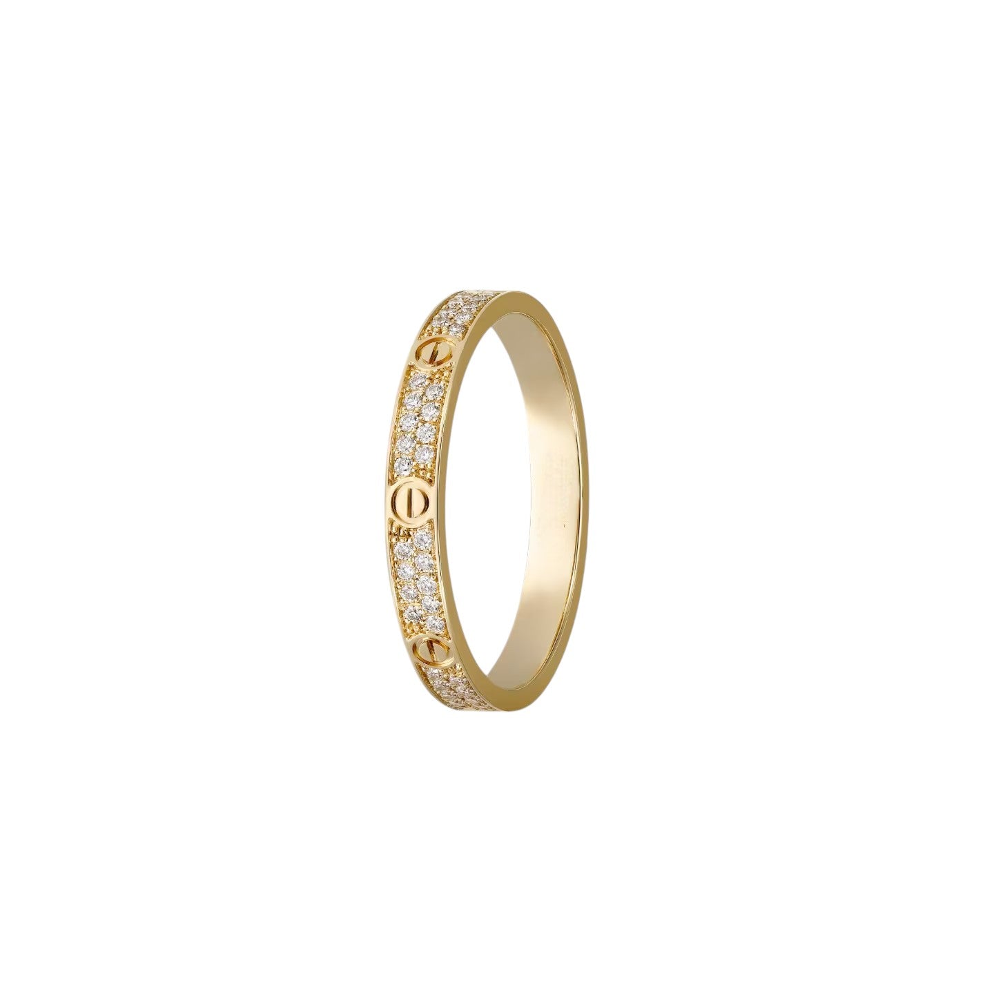LOVE 2.6mm Pavé Diamond Ring