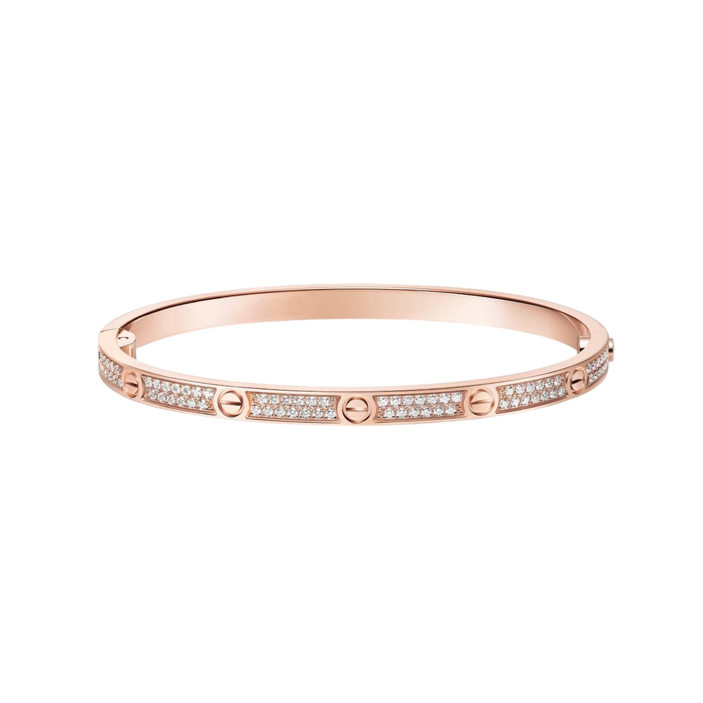 Classic 3.65mm Love Full Pave Bangle