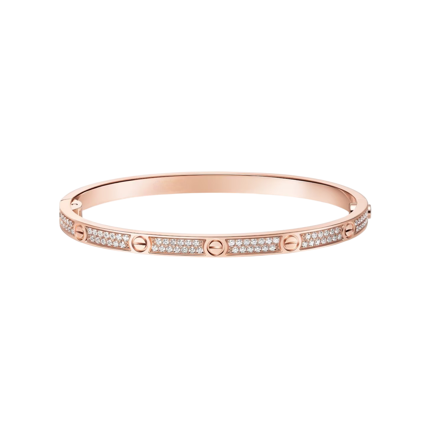 Classic 3.65mm Love Full Pave Bangle