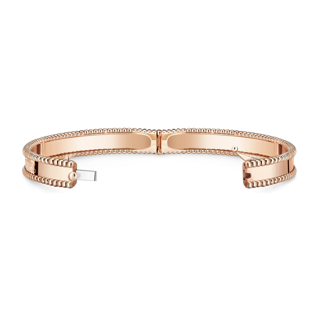 Signature Doppelperlen-Armreif – minimalistisches geometrisches Statement