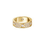 LOVE 5.5mm Full-Pavé 6-Diamond Ring